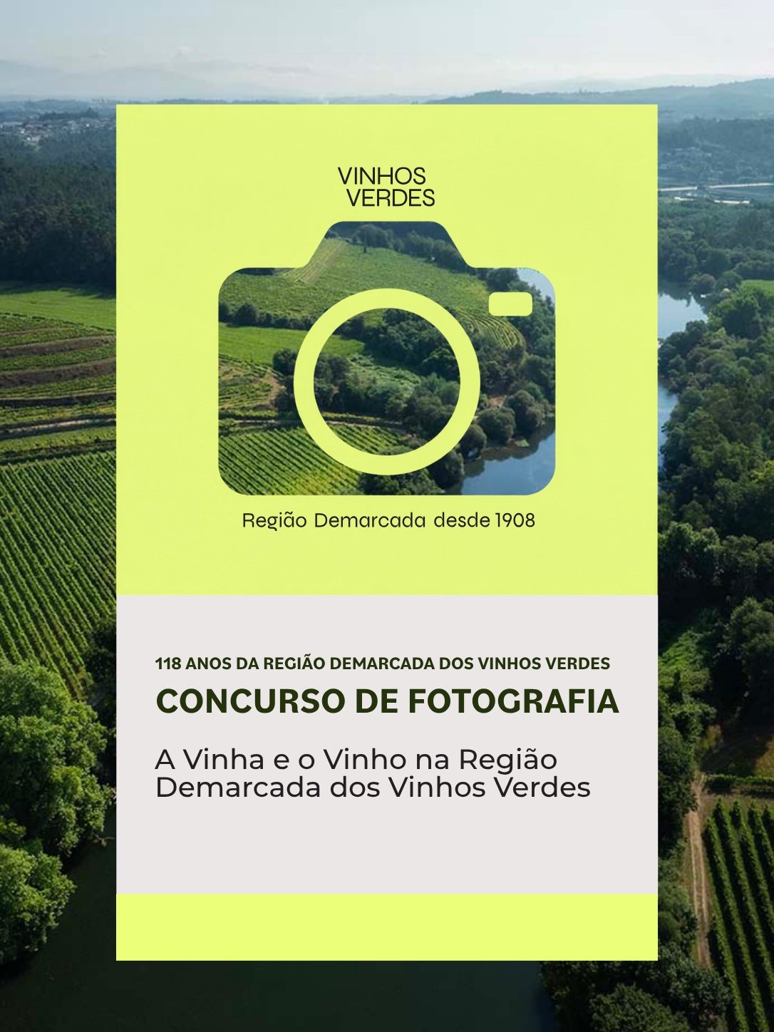 118 anos da Regi&atilde;o Demarcada dos Vinhos Verdes: Concurso de Fotografia vai premiar as melhores imagens da Regi&atilde;o