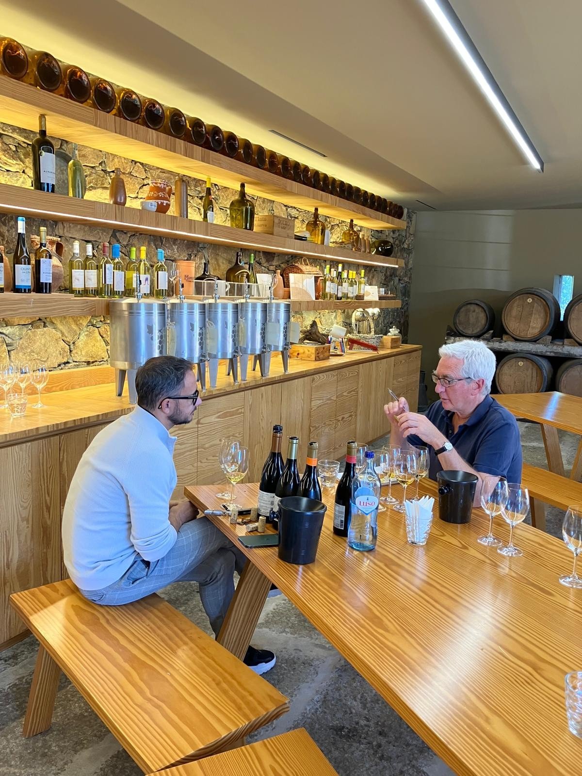 Ivo Tennant, jornalista do The Times e Wine-Pages.com de visita &agrave; Regi&atilde;o dos Vinhos Verdes