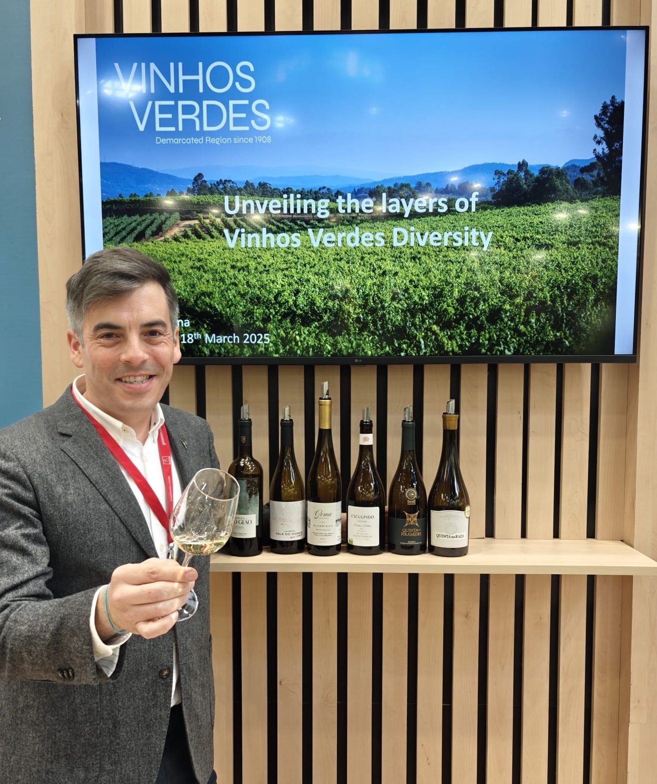 Regi&atilde;o Demarcada dos Vinhos Verdes na ProWein D&uuml;sseldorf 2026: Masterclass de Jamie Goode - novo hor&aacute;rio